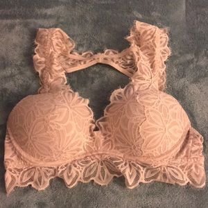PINK lace bra